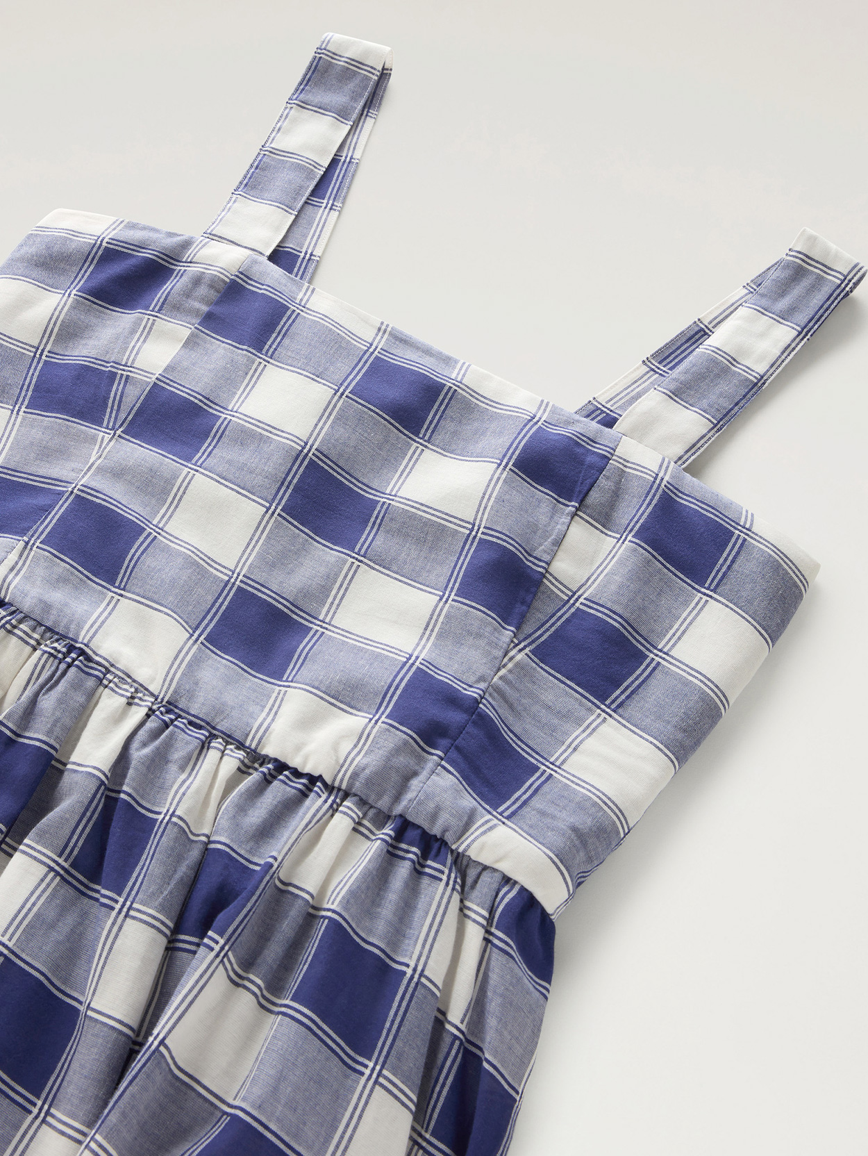 WOOLRICH CHECK VOILE DRESS