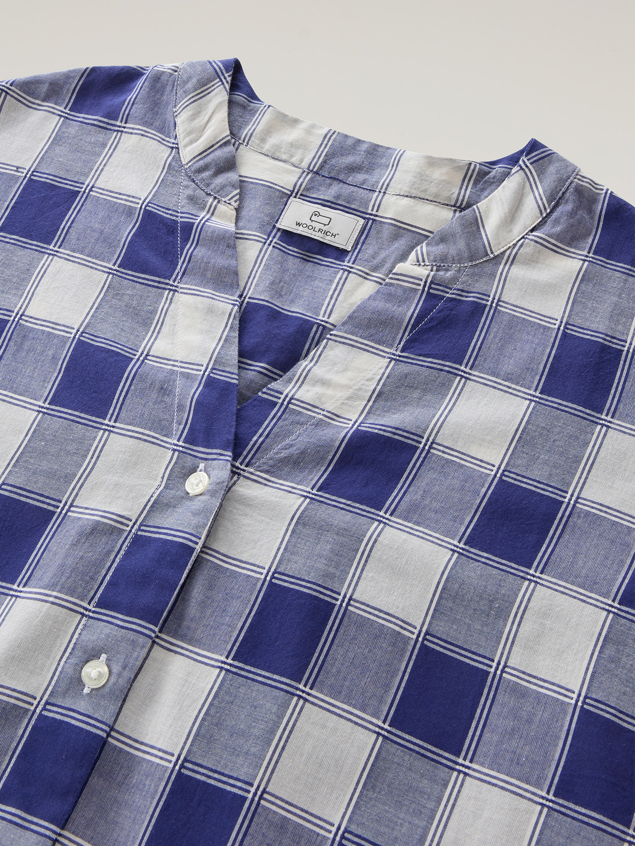 WOOLRICH CHECK VOILE SHIRT