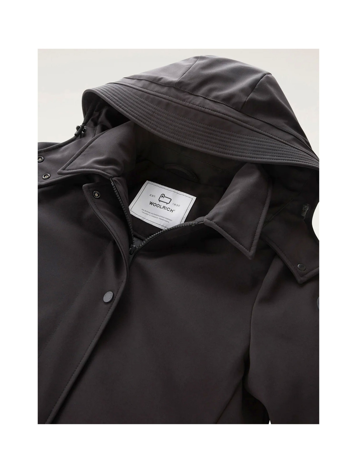 WOOLRICH FIRTH DOWN HOODED TRENCH